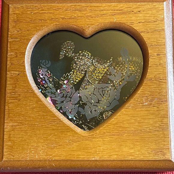 Vintage wooden jewelry box - Picture 3 of 3